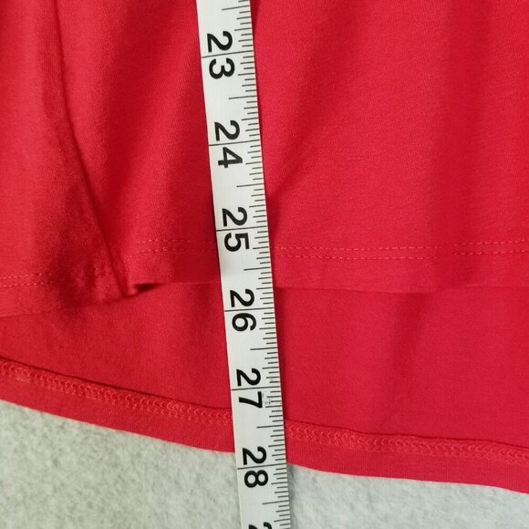 J.Jill Wearever Women's Size M Pleated Back Stretch Tunic Top Pull On Minimalist - Picture 7 of 8